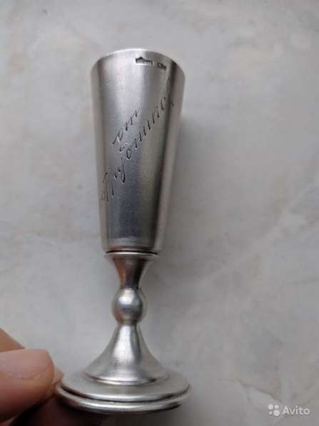 Подарочная рюмка, серебро 875 проба, 1955 год