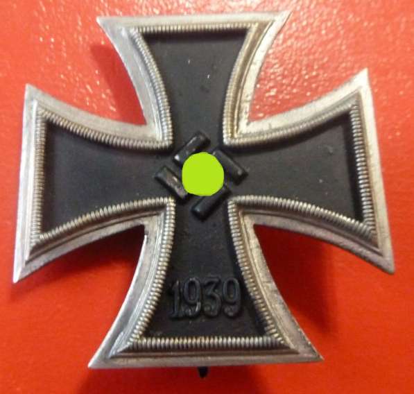 Германия 3 рейх Железный крест I класса клеймо L59 в Орле фото 3