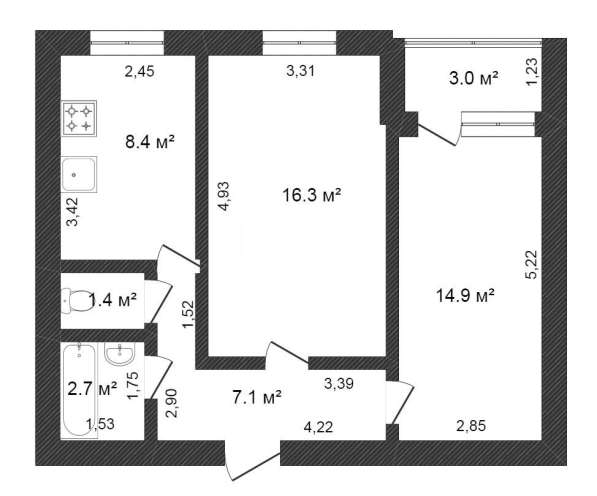 СДАМ / ПРОДАМ - 2-к квартиру по МЕБЕЛЬЩИКОВ, 12