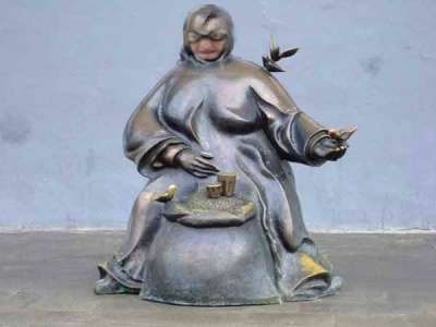 Скульптура из металла"Торговка&quot в Краснодаре фото 4