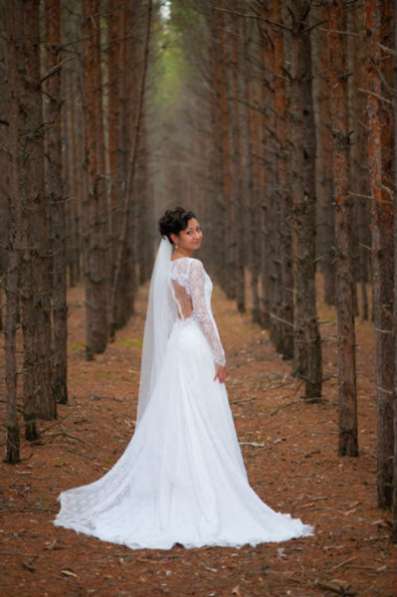 свадебное платье Сшито на заказ Платье со шлейфом