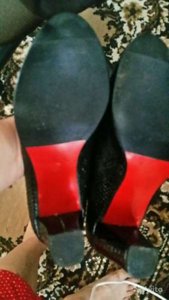 Туфли черные под крокодиловую кожу в Воронеже фото 3