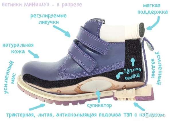 Детские ботинки в Нижнем Новгороде фото 4