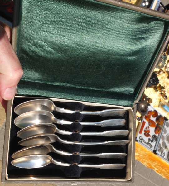 Серебряные чайные ложечки, серебро 84 проба, царская Россия в Ставрополе фото 5