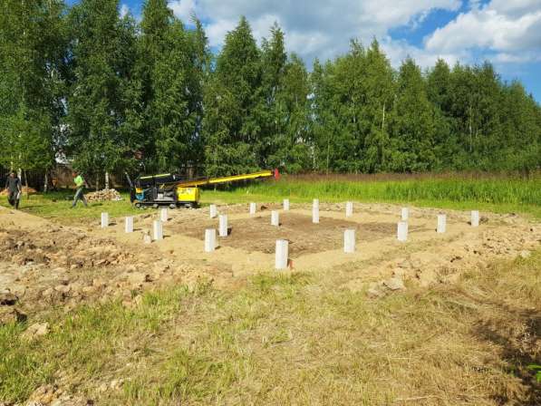Установим свайные фундаменты для строительства дома в Костроме фото 7