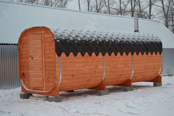 Баня бочка из кедра под ключ 3,4,5,6 метров в Нижнем Новгороде