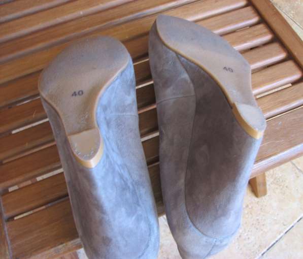 Туфли замшевые серые 40 размер в Севастополе фото 4