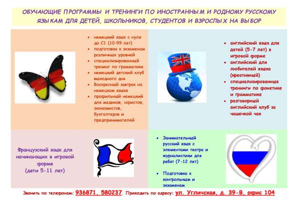 Иностранный язык открывает дверь в мир