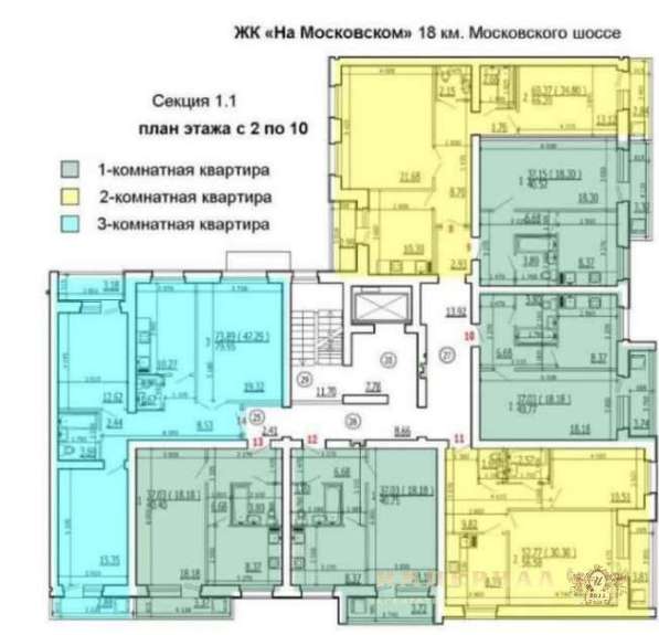 Продам однокомнатную квартиру в г.Самара.Жилая площадь 40,52 кв.м.Этаж 3.Дом кирпичный. в Самаре фото 4