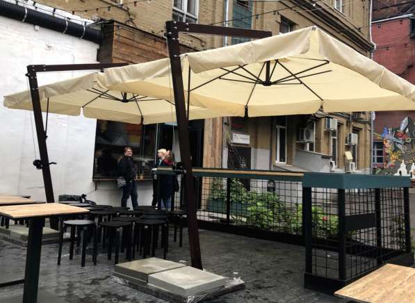 Большие зонты для кафе, ресторанов в Краснодаре фото 6