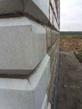 Строительство домов из 3-4хс.л. теплоблоков с облицовкой под мрамор в Нижнем Новгороде фото 3