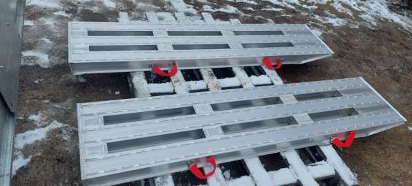 Аппарели алюминиевые для тяжелой техники