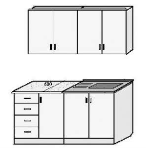 Кухонный гарнтитур Селена 661