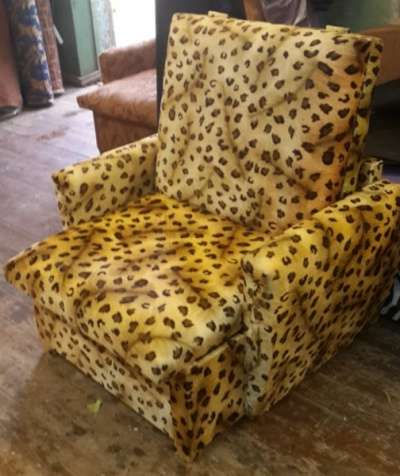 Кресло-кровать 90 Плюш Леопардд в Санкт-Петербурге