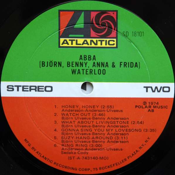 ABBA ‎– Waterloo(USA) в Санкт-Петербурге