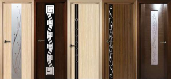 Двери межкомнатные, шпон, ПВХ, царговые, в ламинате, входные в фото 19