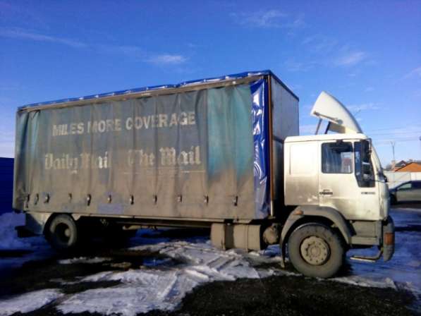 Грузовик MAN 18.224 бортовой тентованный грузовой фургон с воротами в Москве