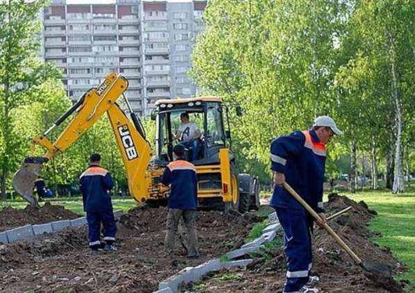 Благоустройство, демонтажные работы, разнорабочие,подсобники