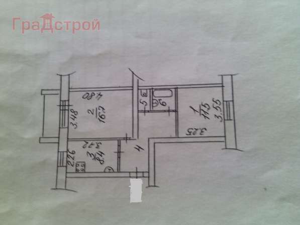 Продам двухкомнатную квартиру в Вологда.Жилая площадь 50 кв.м.Этаж 4.Есть Балкон. в Вологде фото 12