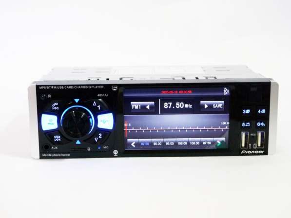 Автомагнитола Pioneer 4051AI MP5 / FM LCD 4.1" Bluetooth в фото 3