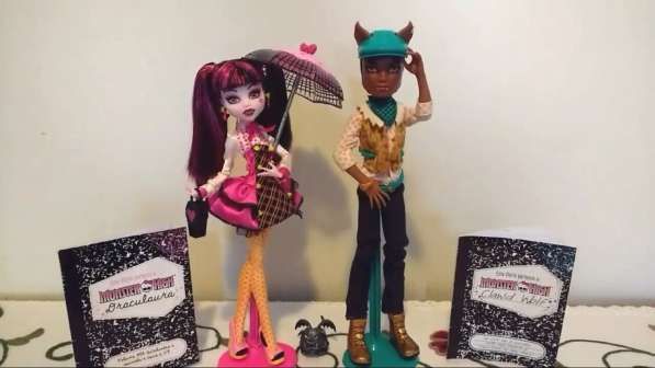 Кукла monster high school’s out drakulaura&clawd