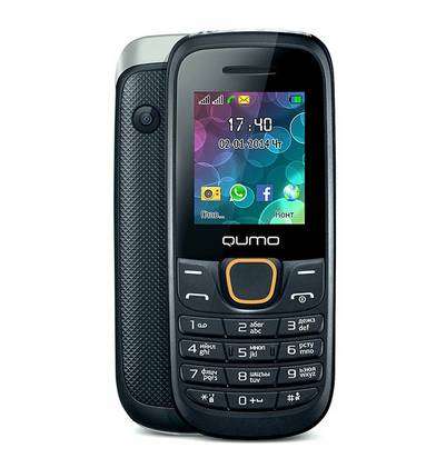 Телефон мобильный Qumo Push 184 GPRS Black