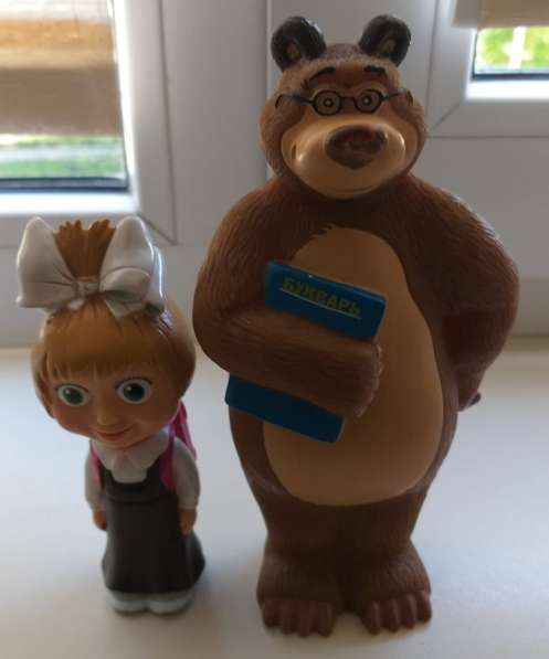 Маша и Медведь, резиновые игрушки, б. у в 