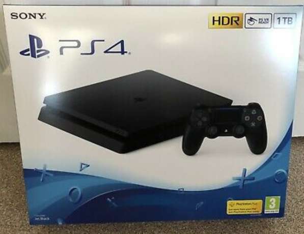 For sell Sony PlayStation 4 Slim 1TB Black Console. New