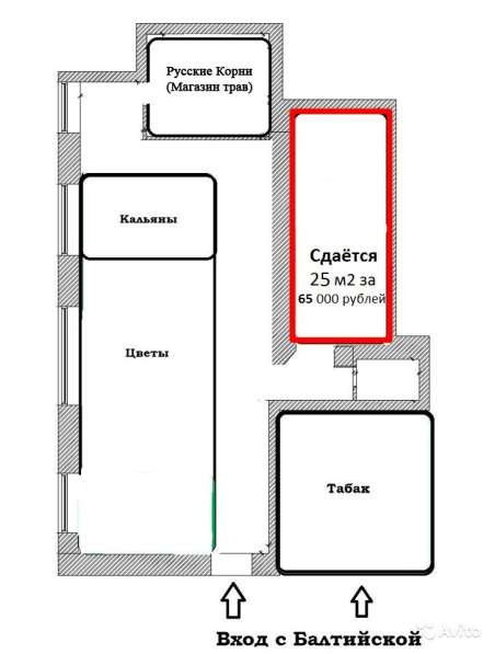 Помещение 25 м² под цветочный магазин в Москве фото 7