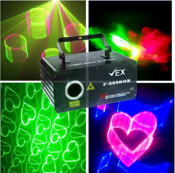 Динамический лазер VEX-F009RGB dynamic laser light