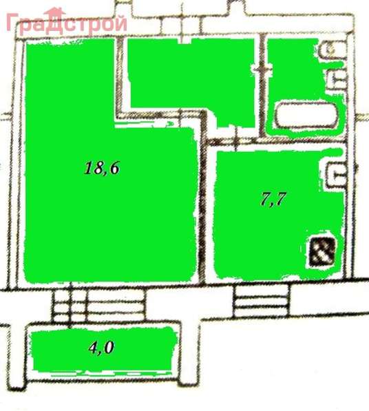 Продам однокомнатную квартиру в Вологда.Жилая площадь 39 кв.м.Этаж 3.Дом кирпичный.