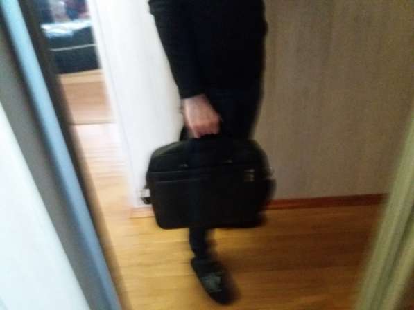 Кожанная черная сумка в Москве фото 3