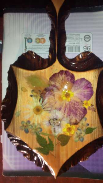 Сувениры разделочная доска с цветами в фото 3