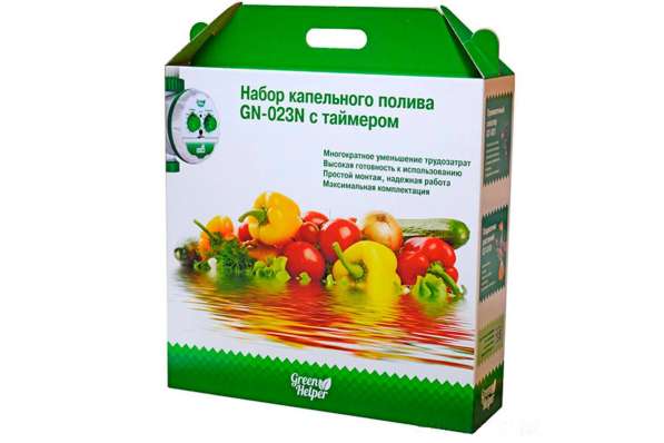 Капельный полив (набор на 64 растения) Green Helper GN 023N в Новосибирске фото 3