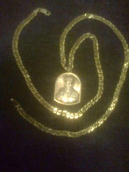 Серебряная цепочка в золоте, сделанная на заказ.925 проба