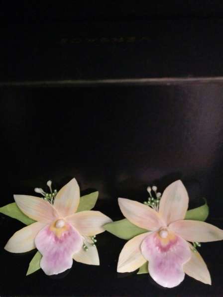 Зажим-заколка"Орхидея"(ручная работа) в Санкт-Петербурге фото 7