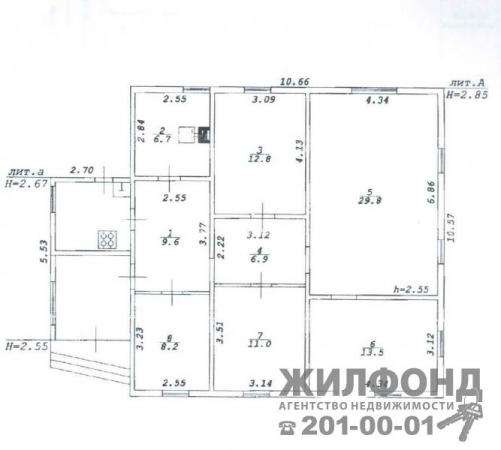 дом, Новосибирск, Проточная, 99 кв.м. в Новосибирске фото 4