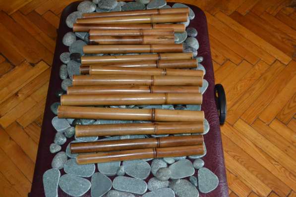 Бамбуковые палочки, камни Жадеит для массажа, стоунтерапи в Москве фото 8