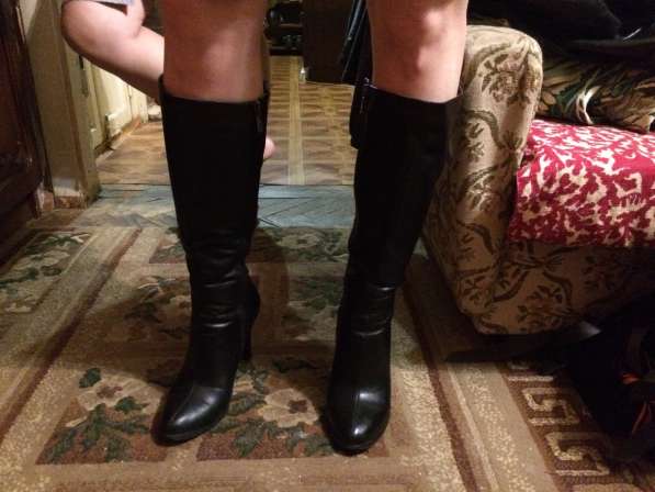 Сапоги и туфли 38 размера, черного цвета в Москве фото 7