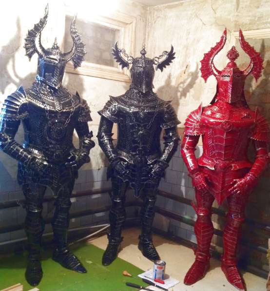 Скульптуры рыцарей из металла в Краснодаре фото 7