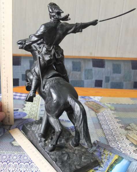 Чугунная статуэтка Салават Юлаев, СССР в Ставрополе фото 6