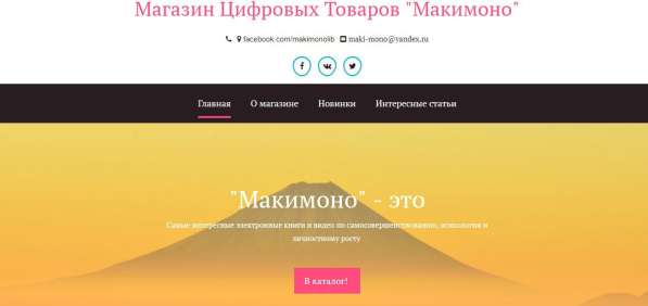 Интернет-магазин цифровых товаров