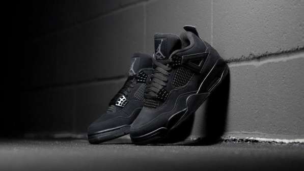 Nike Air Jordan 4 retro Black в Санкт-Петербурге фото 6