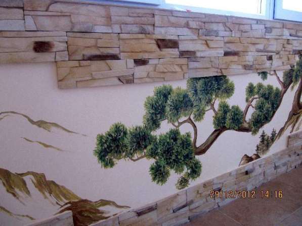 Декоративная штукатурка, декоративная покраска стен в Рязани в Рязани фото 3