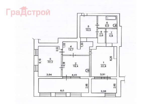 Продам четырехкомнатную квартиру в Вологда.Жилая площадь 120 кв.м.Этаж 1.Дом кирпичный.