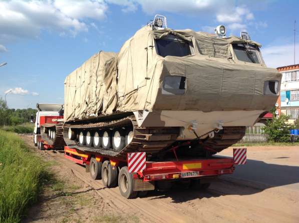 Перевозка тралом тракторов по всей России в Омске