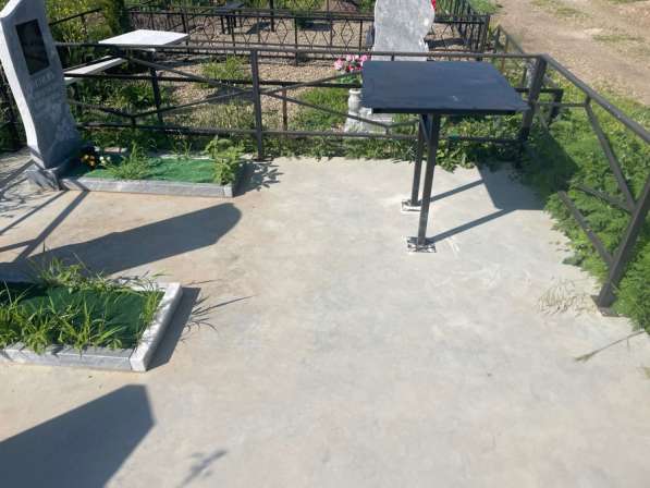 Благоустройство участков на кладбище в Армавире фото 3