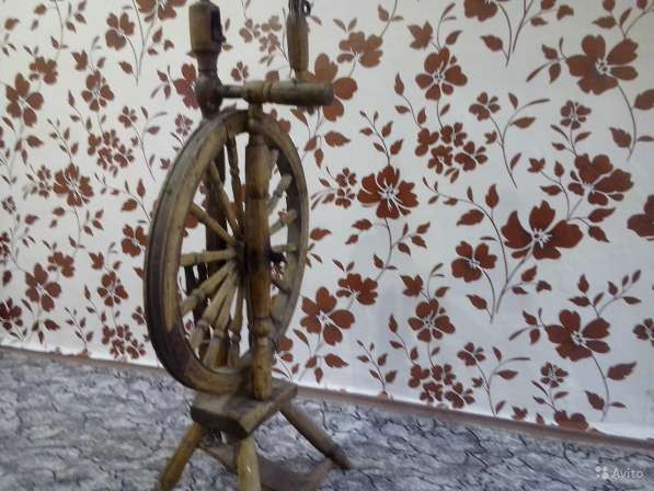 Прялка раритет старинная/колесо в Ангарске фото 3