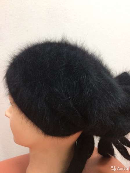 Шапка-бандана из ангоры в Москве фото 6