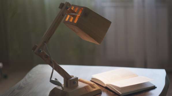 Настольная лампа Wood Lamp в фото 7